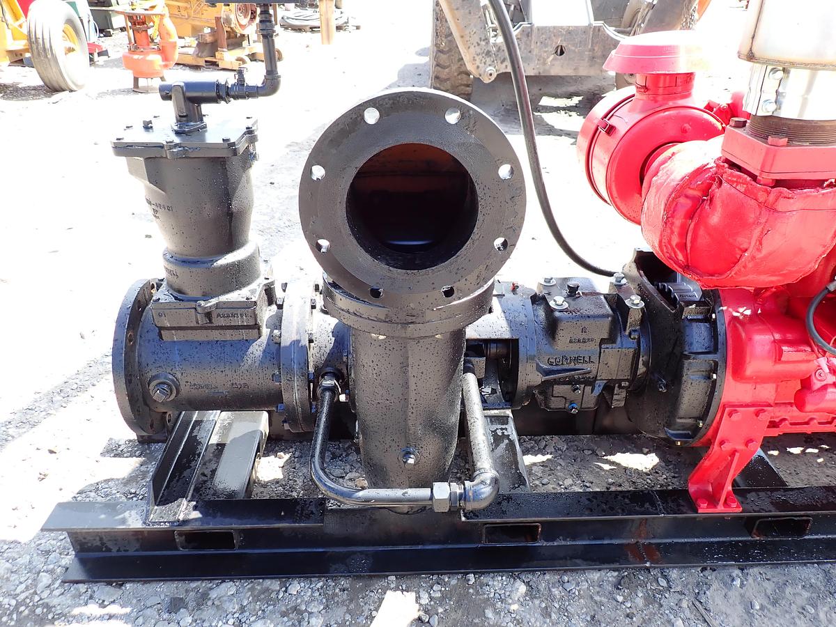 Used Cornell 8H-RP-EM18 10X8 Water Pump CAT 3306 DIESEL