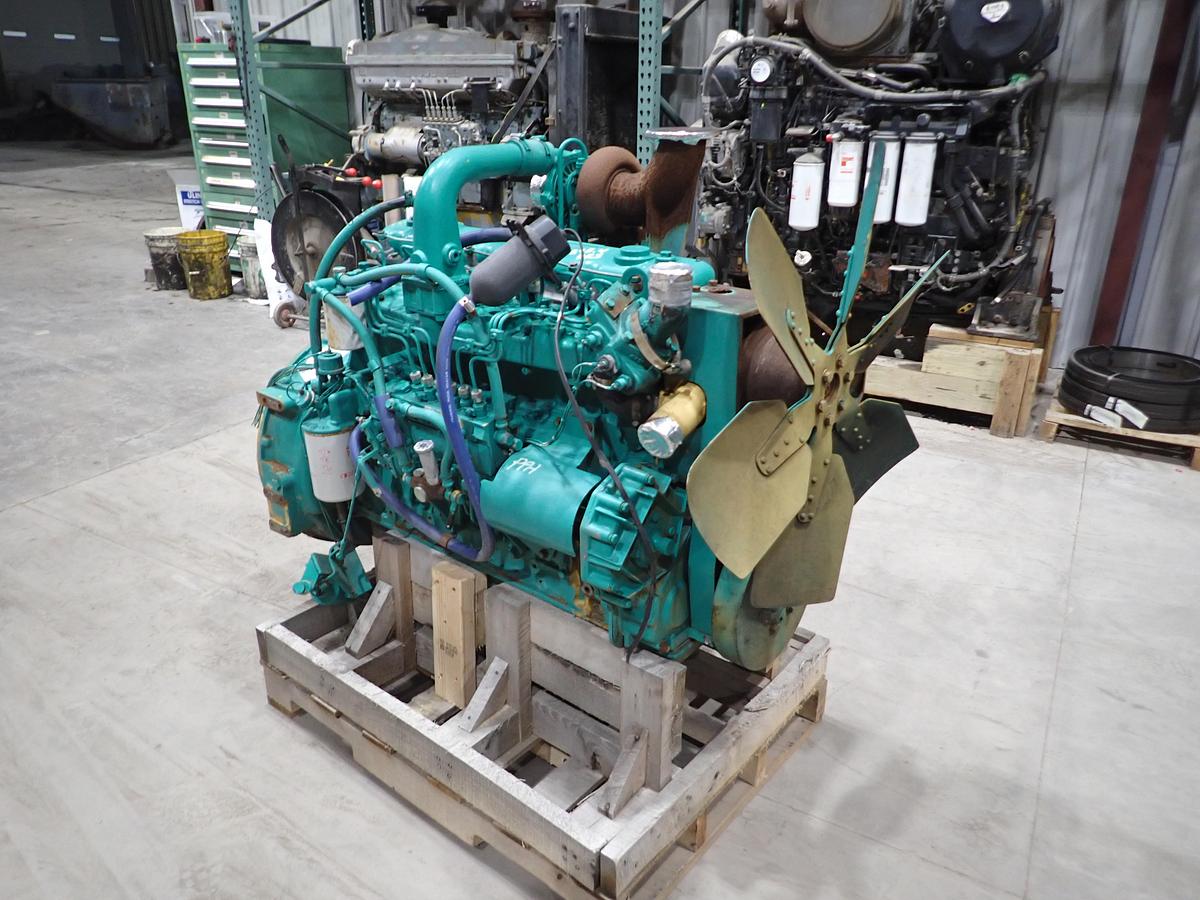 Used Komatsu S6D110-1 Turbo Diesel Engine 1195 HOURS!