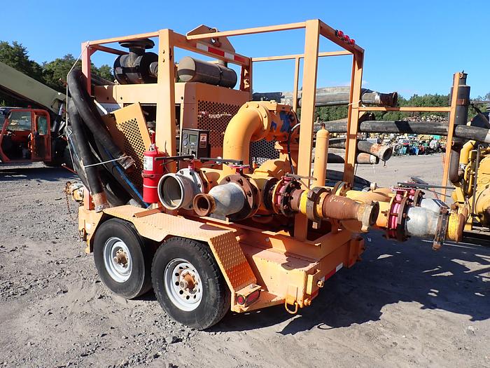 Used 2012 Pioneer SC108S17 10X8 Towable Water Pump