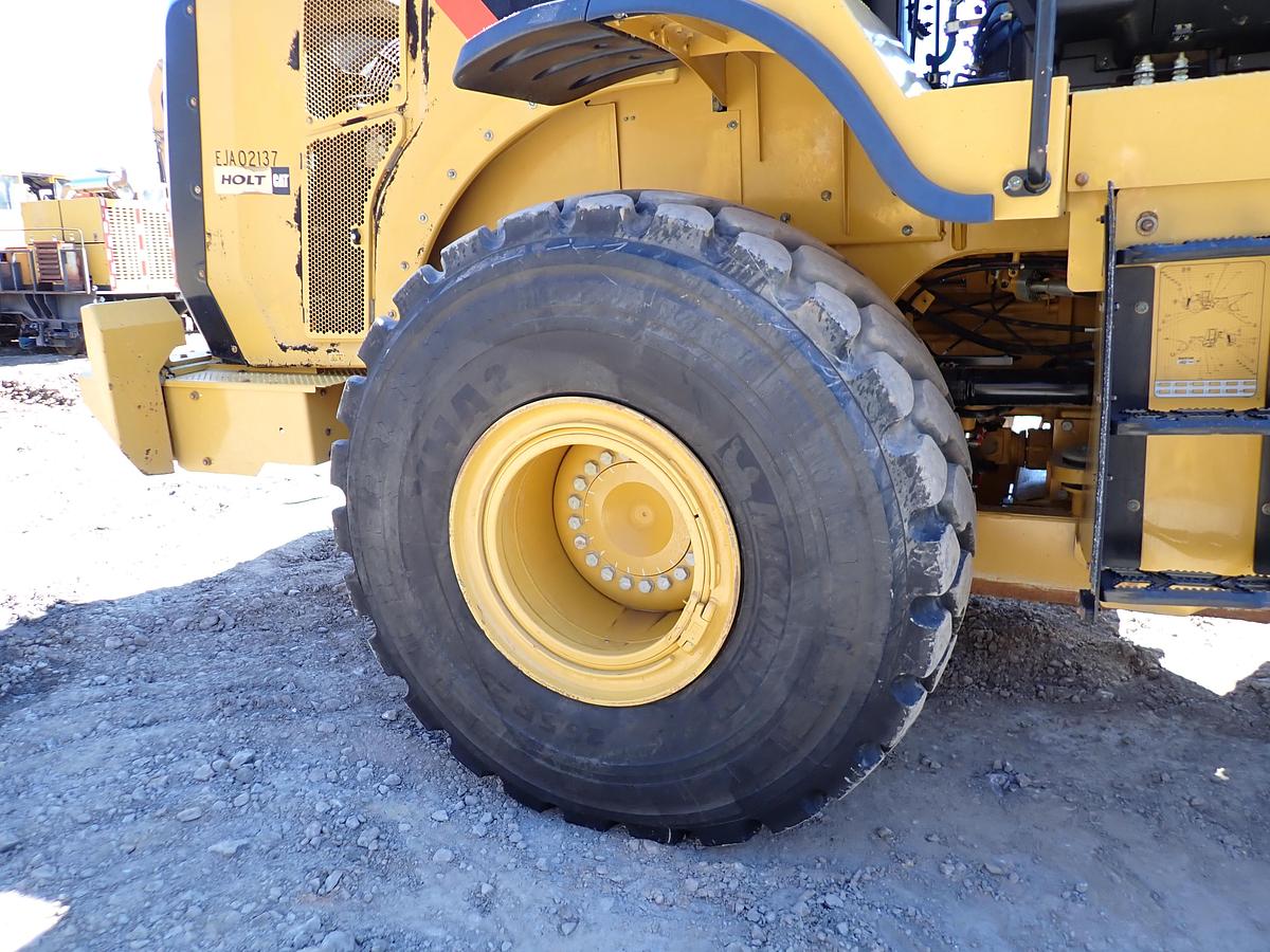Used 2019 CAT 966M Wheel Loader Q/C & FORKS