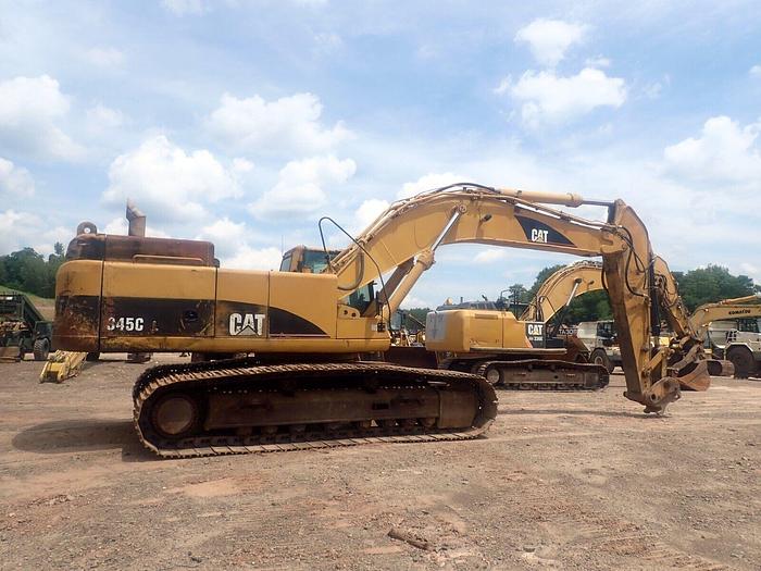 Used 2005 Caterpillar 345CL Excavator CLEAN! C13 CAT Q/C Aux Hydraulics 345C