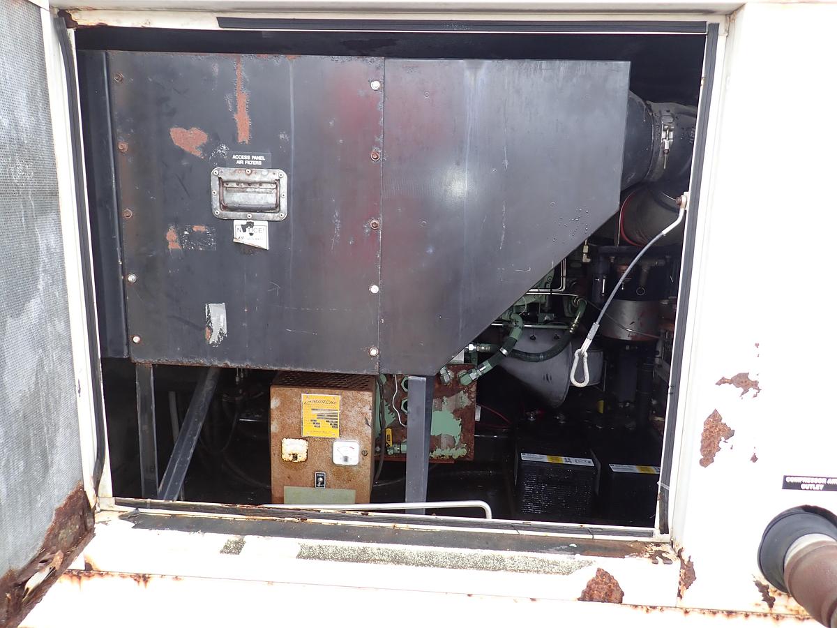 Used 2004 Sullair DE18 1550 CFM Oil Free Air Compressor CAT C16 5281 HRS