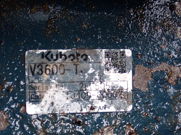 Used Kubota V3600T Turbo Diesel Engine