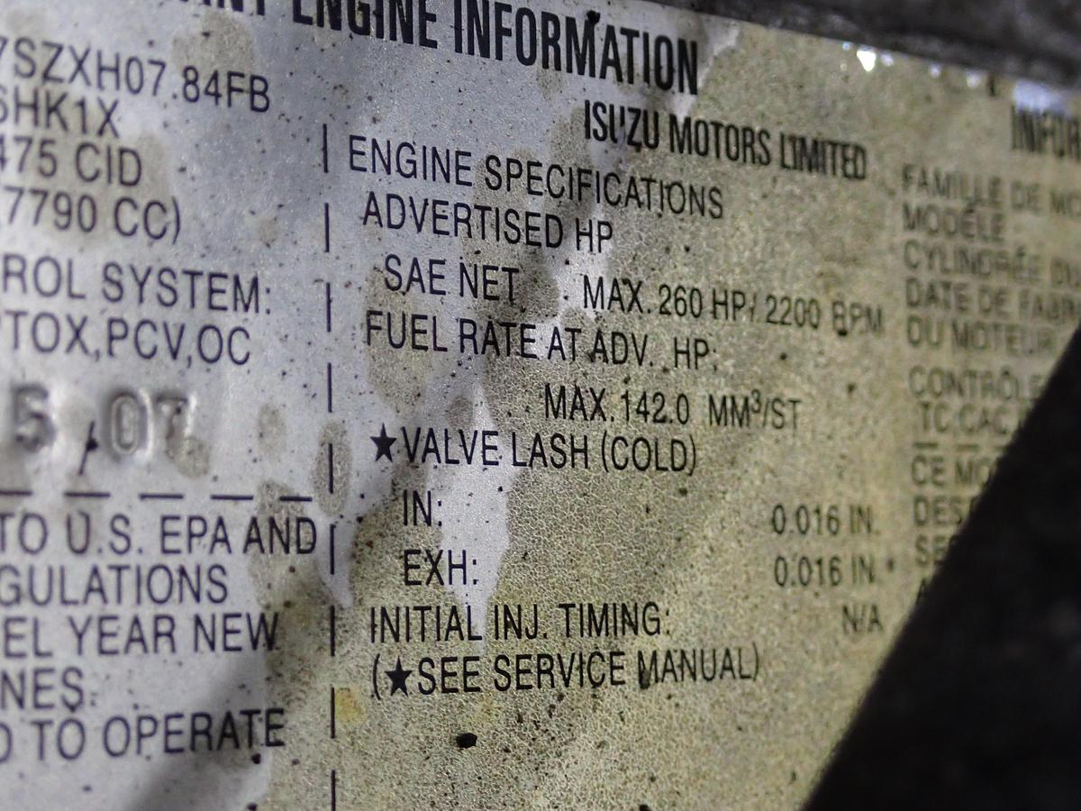Used 2007 Isuzu 6HK1X Diesel Truck Engine 57K MILES
