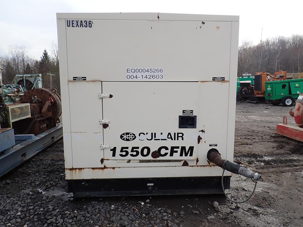 Used 2004 Sullair DE18 1550 CFM Oil Free Air Compressor CAT C16 5281 HRS