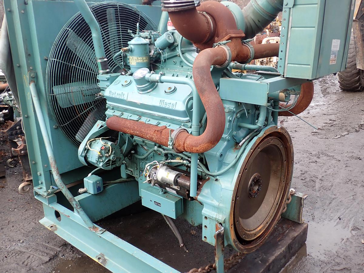 Used Detroit Diesel 8V92TA Engine POWER UNIT! 53 HOURS 