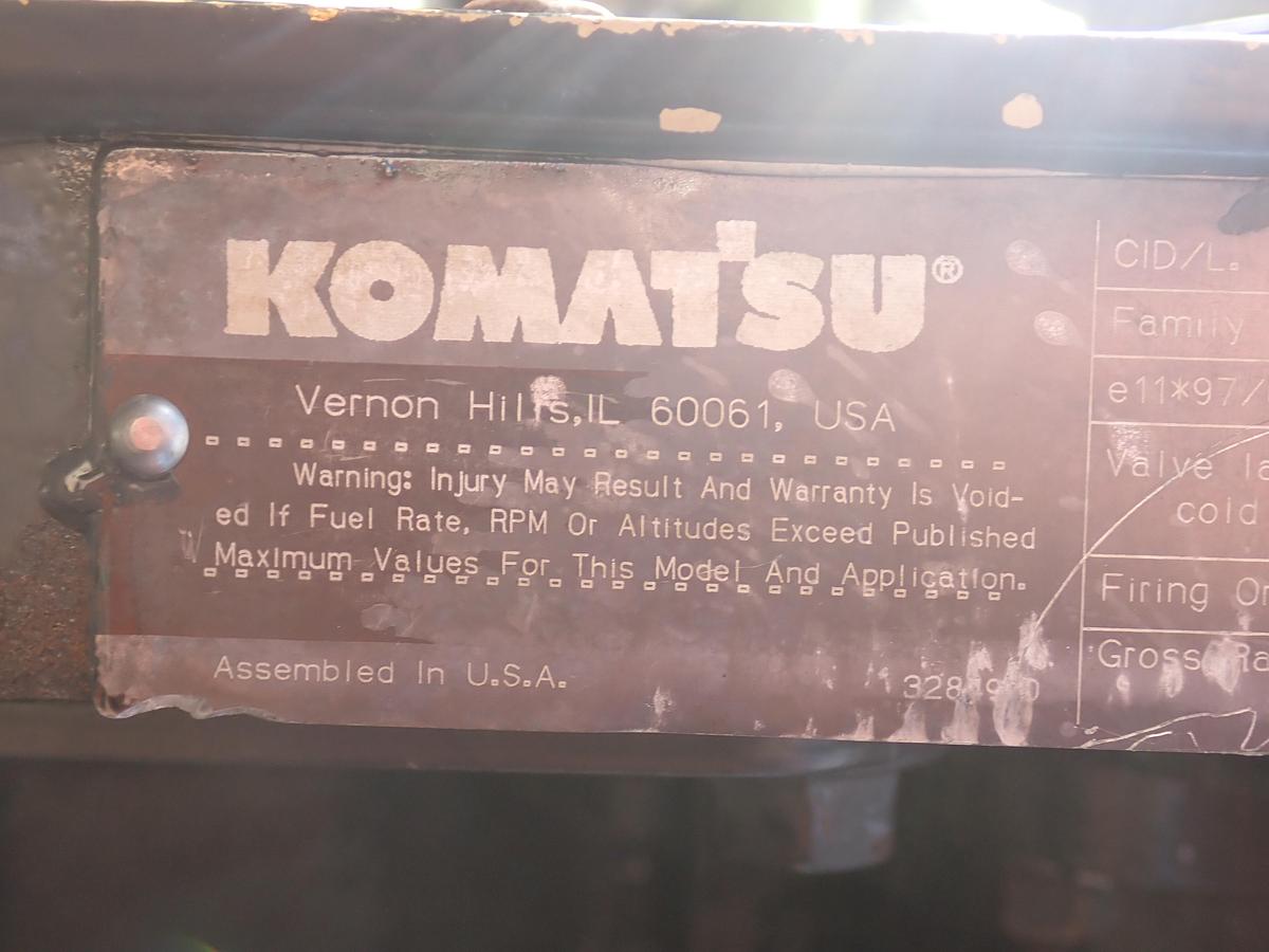 Used 2005 Komatsu SAA6D102E-2 Diesel Engine