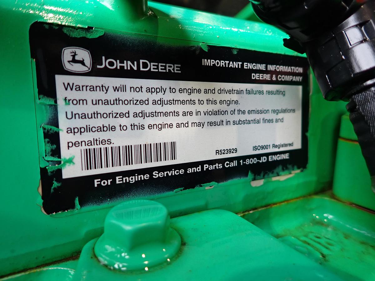 Used John Deere 6068HF285 Diesel Engine Power Unit 851 HOURS