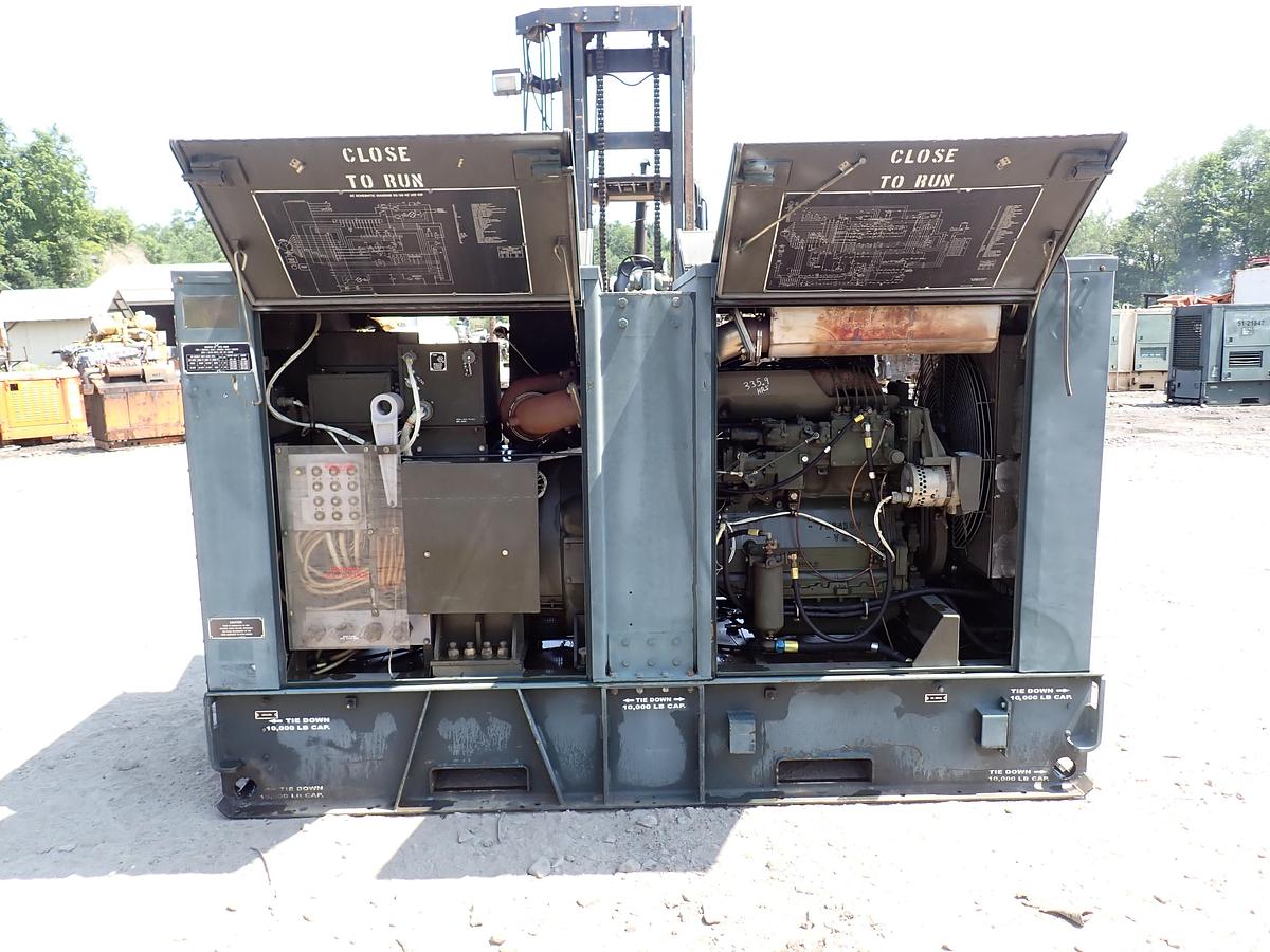 Used 1990 Libby MEP007B 100 KW Diesel Generator GOV'T SURPLUS