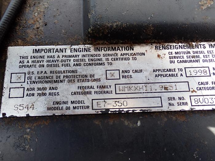 Used 1998 Mack E7-350 E-TECH Diesel Truck Engine