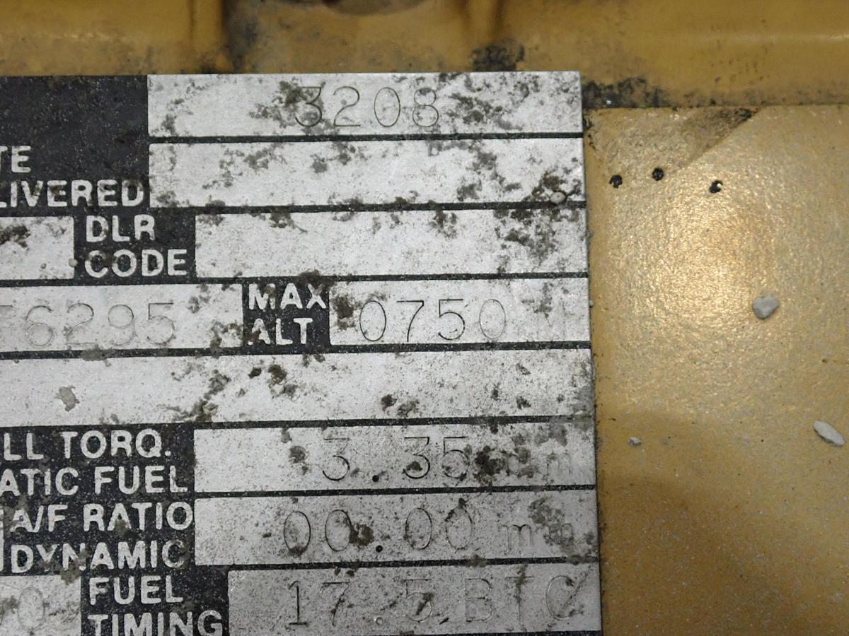 Used 1986 CAT 3208 Diesel Engine 16K MILES! AR # 7C-1553