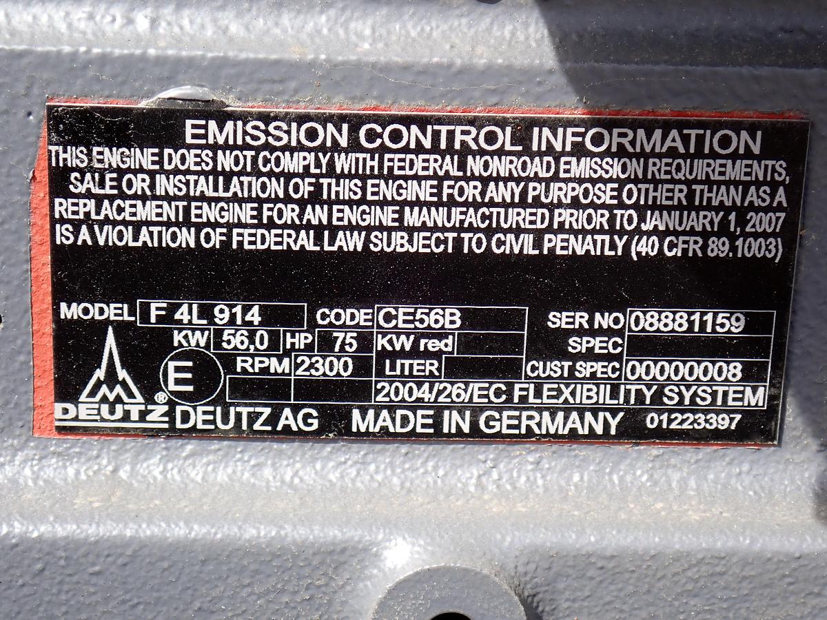 Deutz F4L914 UNUSED Diesel Engine POWER UNIT