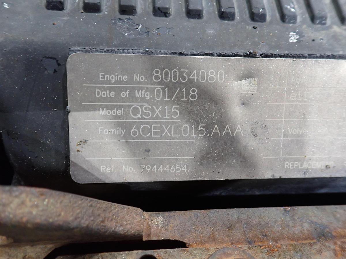 Used 2018 Cummins QSX15 600 HP Diesel Engine CPL 2825