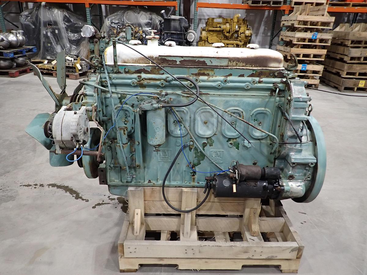 Used Detroit Diesel 6-71 Engine RD CONFIGURATION