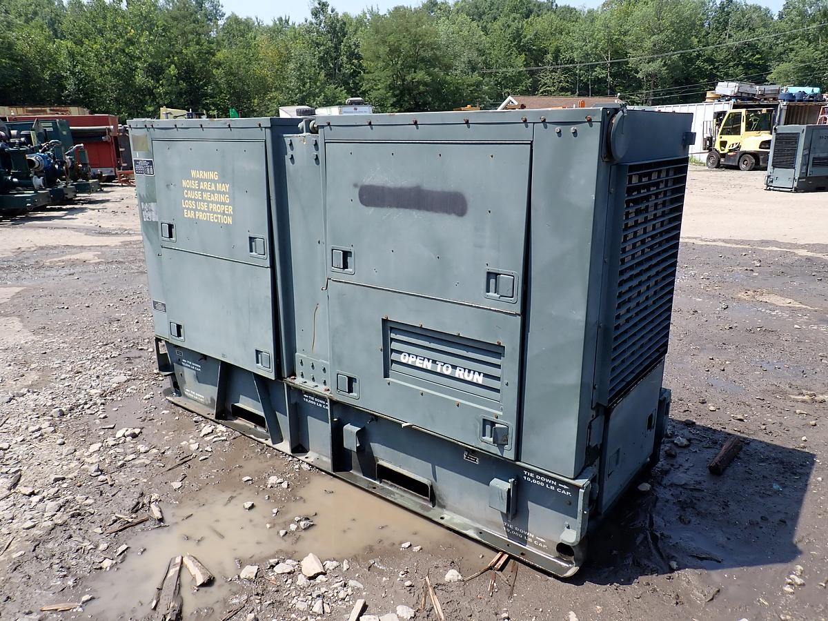 Used 1990 Libby MEP007B 100 KW Diesel Generator GOV'T SURPLUS