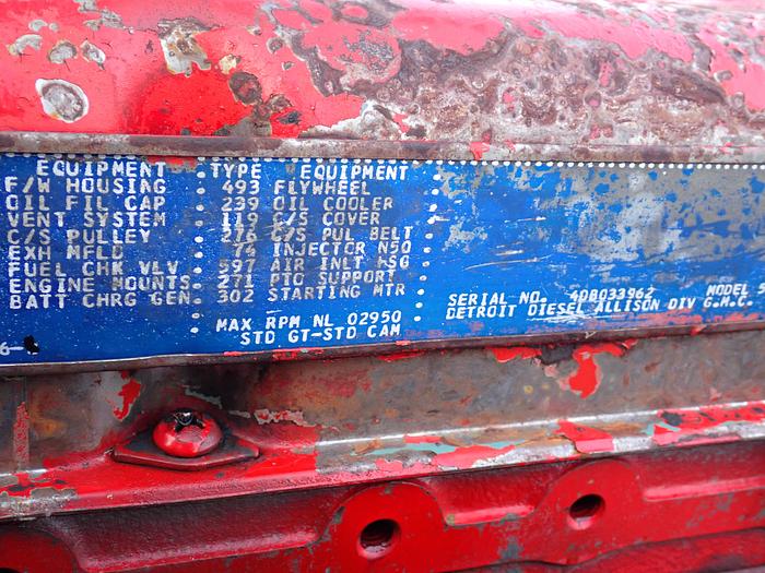 Used Detroit Diesel 4-53N Engine 5043-5001 