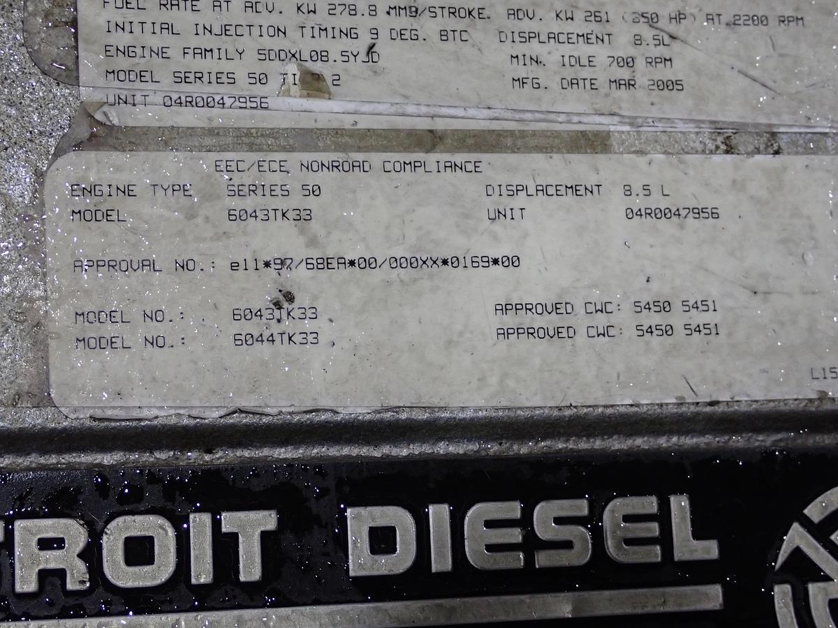 Used Detroit Diesel Series 50 8.5 Liter