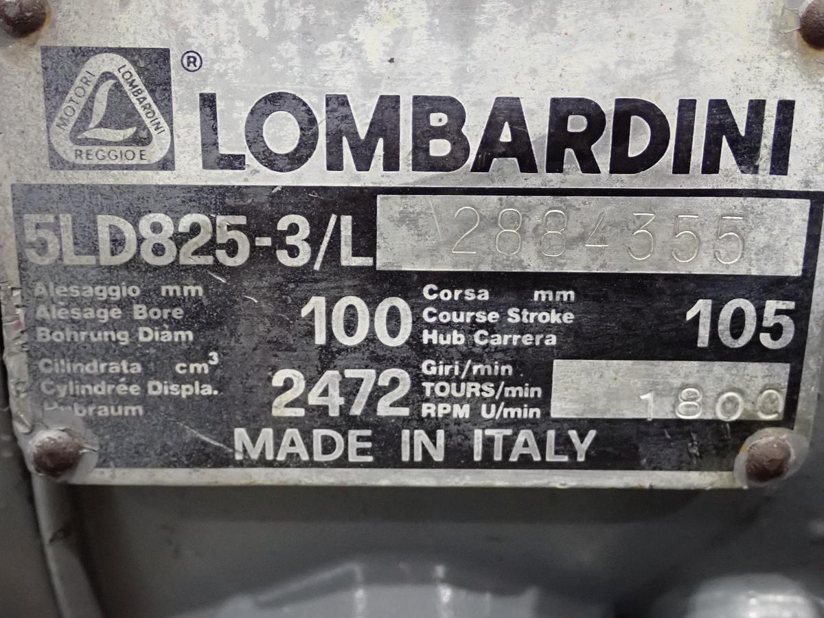 Used Lombardini 5LD825-3 Diesel Engine 688 HOURS!