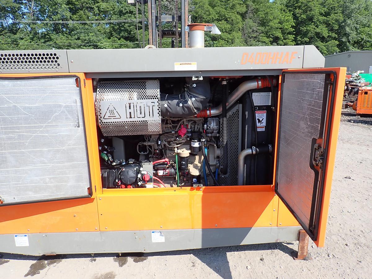 Used 2019 Sullivan Palatek D400PHHJD4AF 400 CFM Air Compressor 258 HOURS