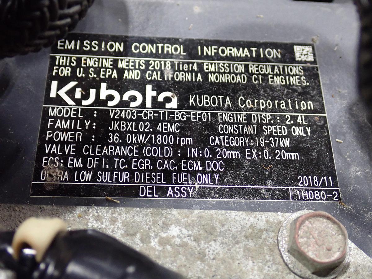 Used 2018 Kubota V2403-CR-TI-BG-EF01