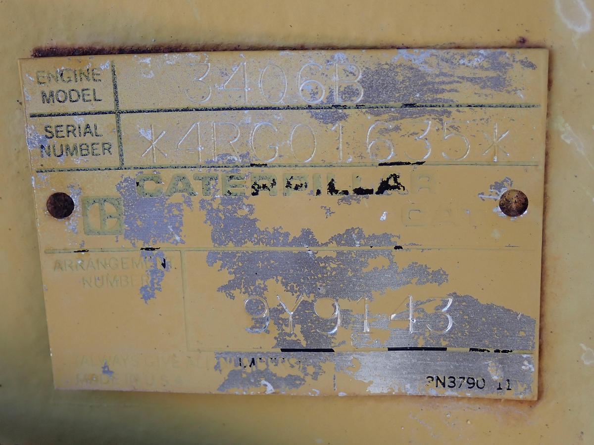Used 1992 CAT 3406B Diesel Engine Power Unit 587 HP
