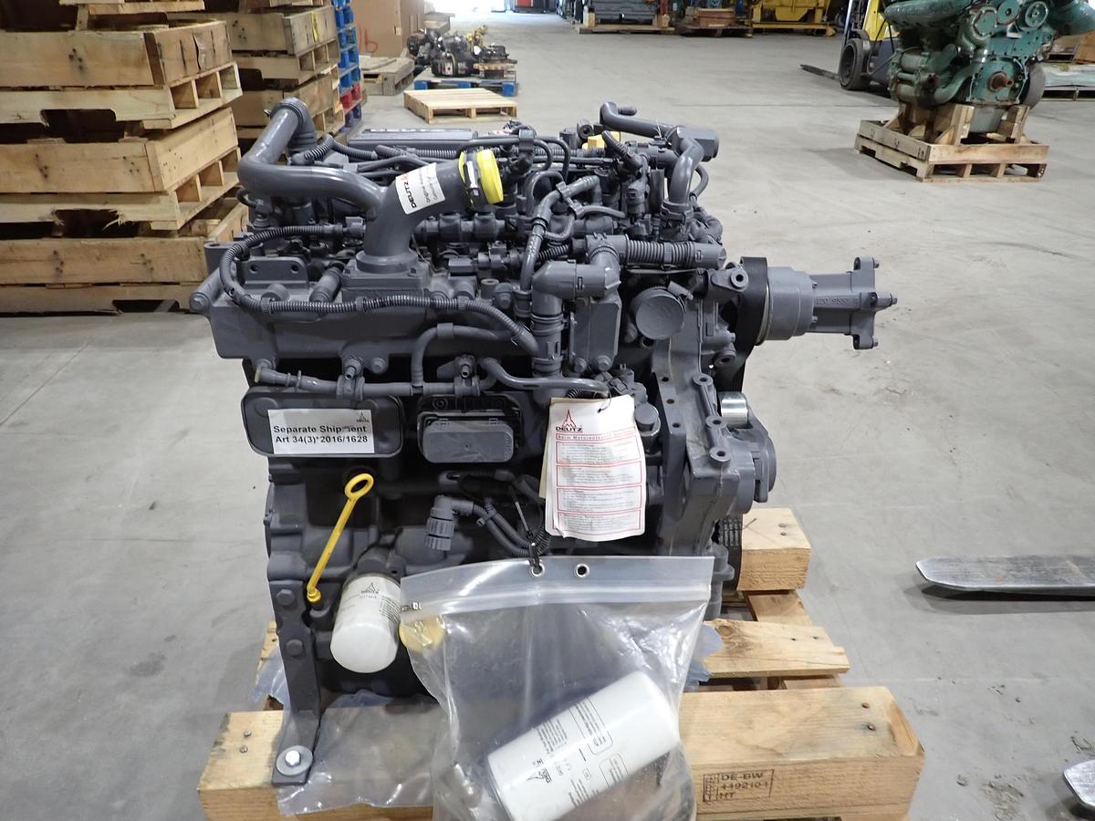 2023 Deutz TCD 3.6 L4 Diesel Engine FACTORY REMAN 121 HP