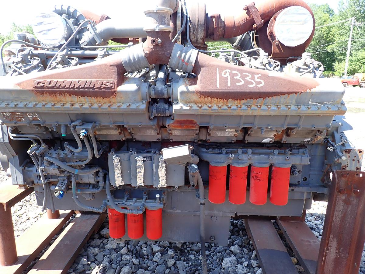 Used 2014 Cummins QSK50 Diesel Engine CPL 3728