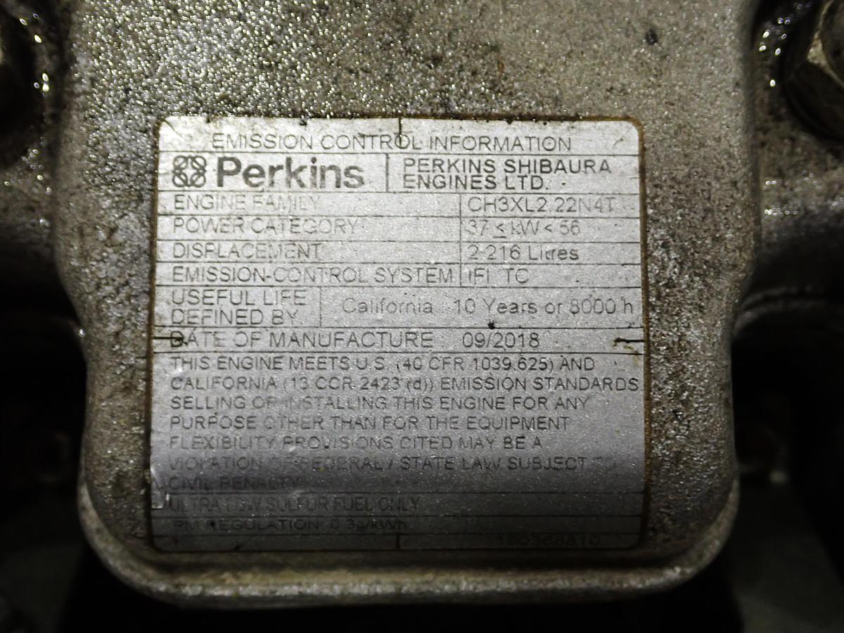 Used 2018 Perkins 404D-22T Turbo Diesel Engine POWER UNIT GP83588N