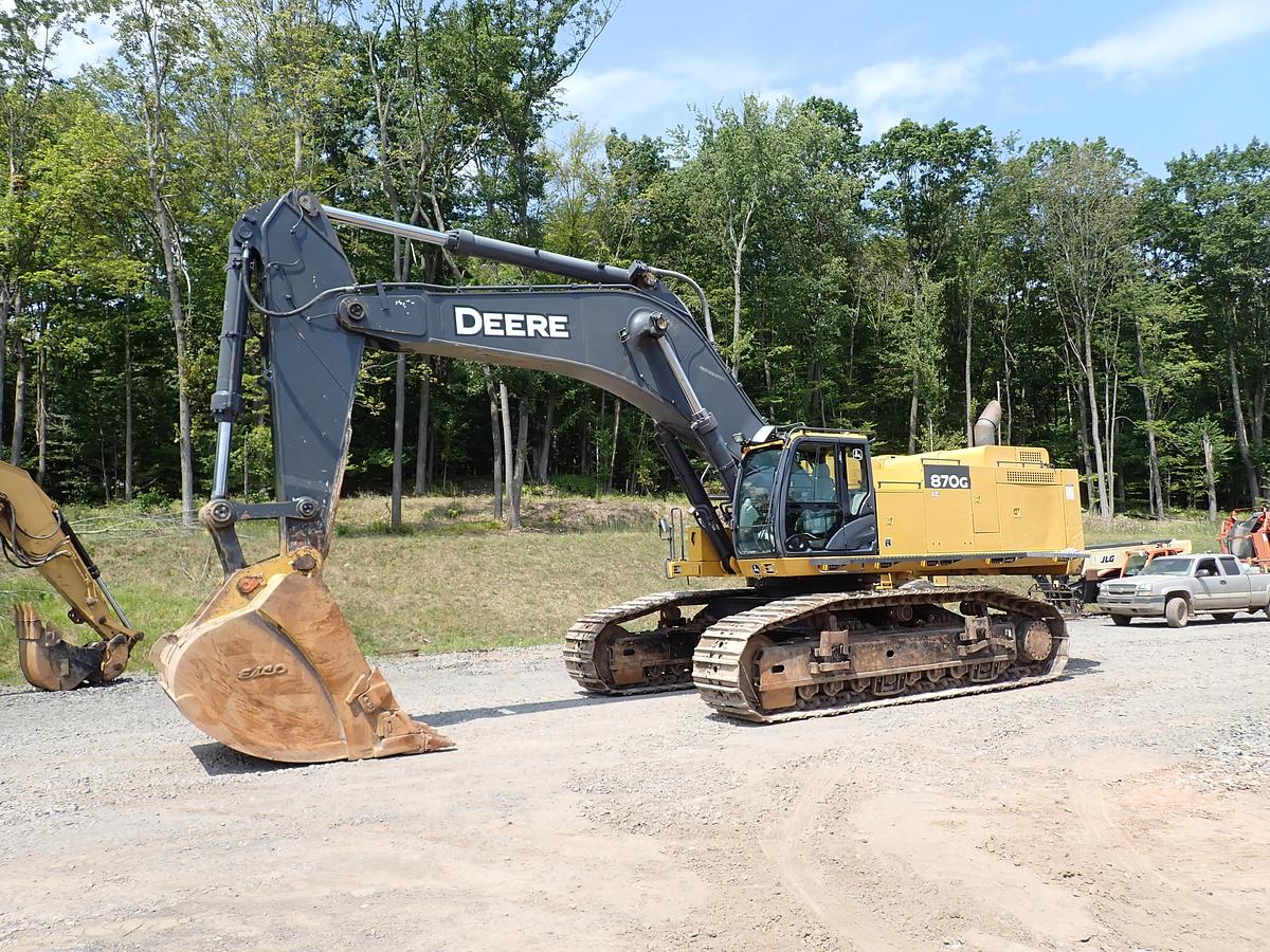 Used 2021 John Deere 870G LC Hydraulic Excavator MASS EXCAVATING BOOM