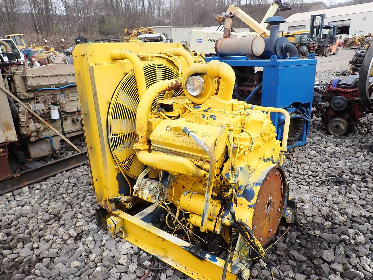 Used Detroit Diesel 6V92TA DDEC Industrial Diesel Engine 8063-7K33