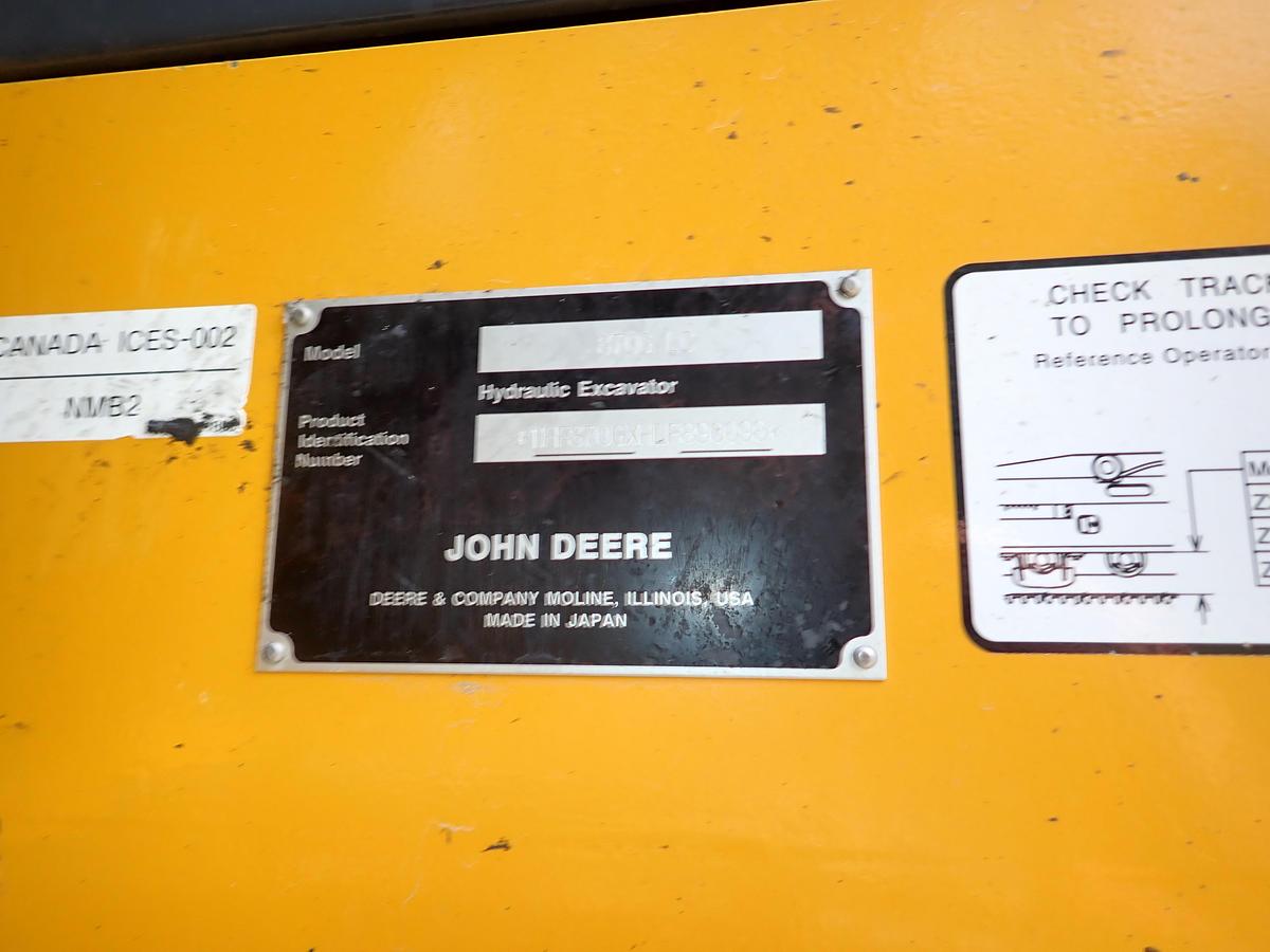 Used 2021 John Deere 870G LC Hydraulic Excavator MASS EXCAVATING BOOM