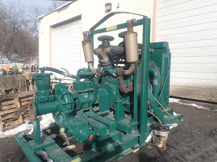 Used Gorman Rupp RP6D60 8x6 High Pressure Water Pump DEUTZ V8 VIDEO! Irrigation