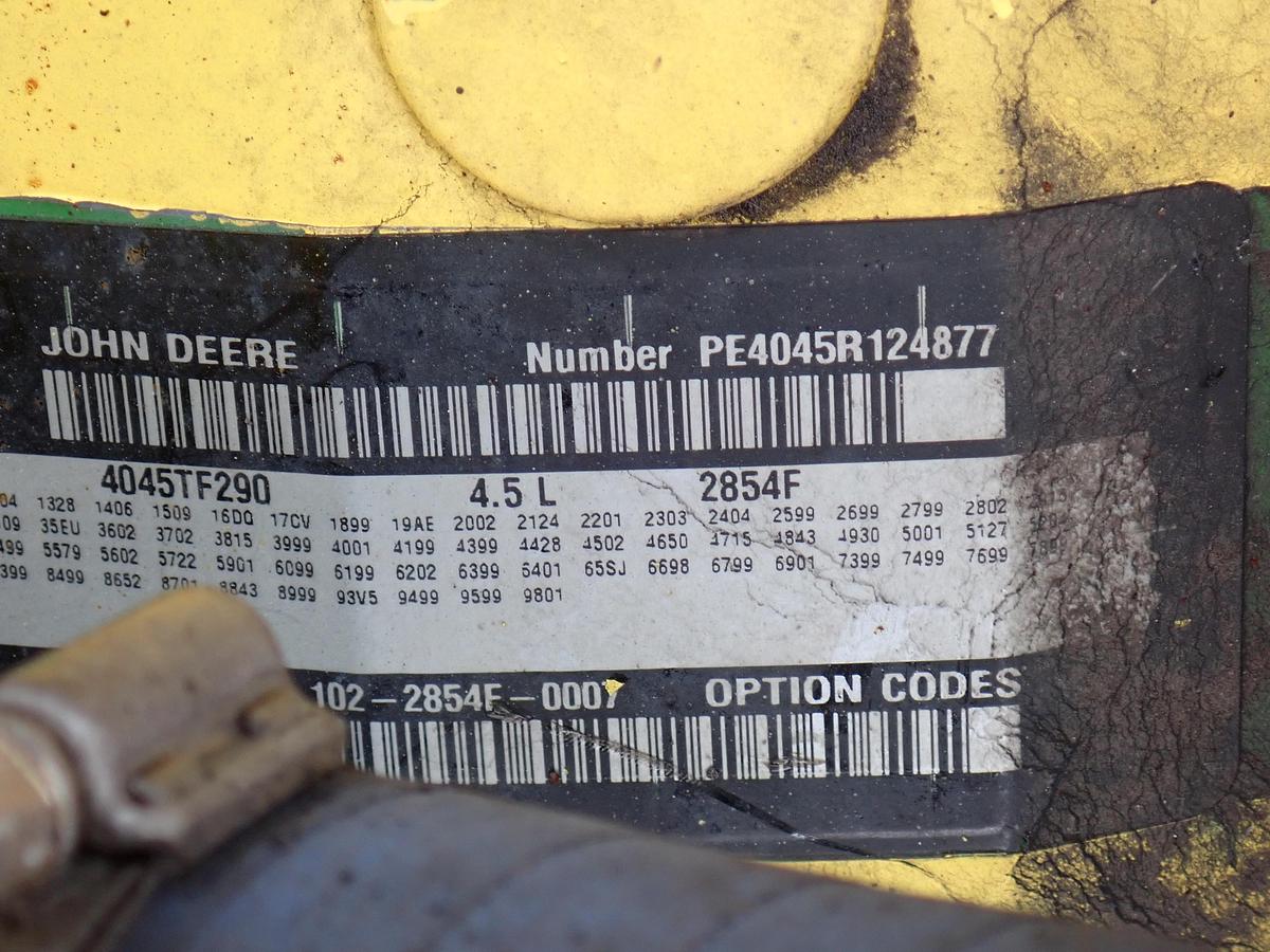 Used 2017 John Deere 4045TF290 Diesel Engine Power Unit