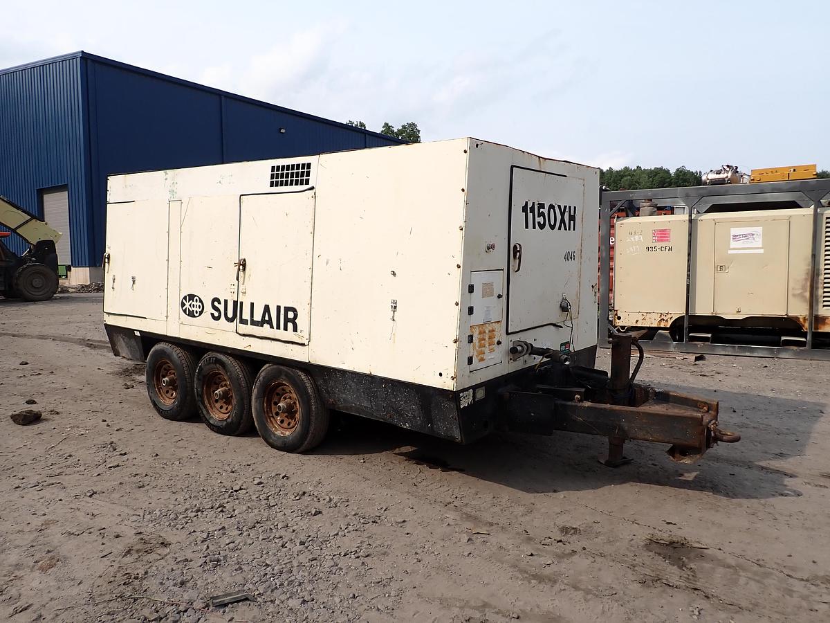 Used 2007 Sullair 1150XH 350 PSI Air Compressor CAT DIESEL