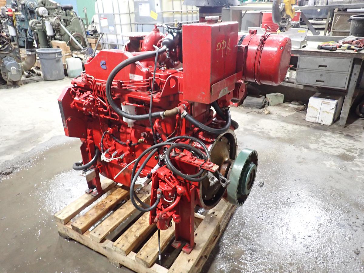 Used 1989 Cummins 6BTA 5.9 Diesel Engine LOW HOUR FIRE PUMP CPL 1165