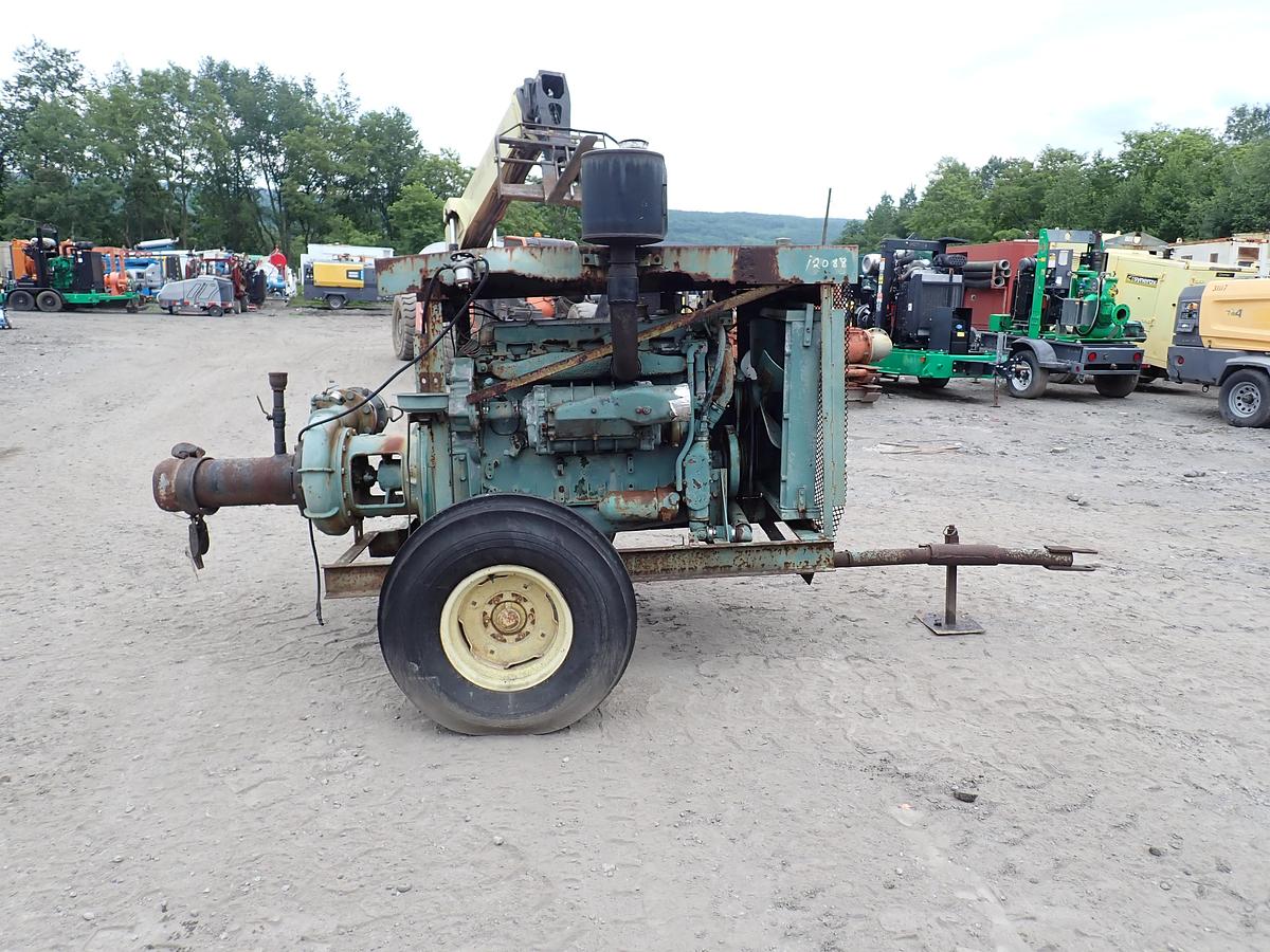 Used Berkeley B6JQBM 8x6 Water Irrigation Pump DETROIT 6-71