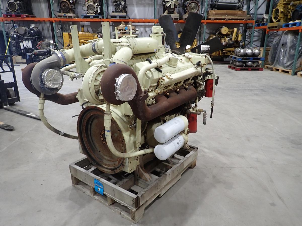 Used Detroit Diesel 8V92TTA Engine TWIN TURBO 1469 HOURS