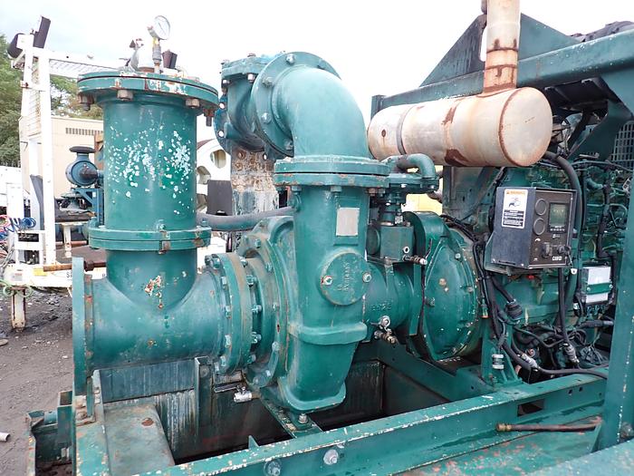 Used Pioneer PP108S17L71 10x8 Towable Water Pump DEERE DIESEL