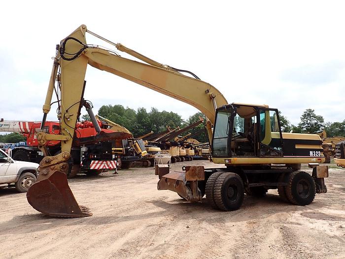 Used 2000 Caterpillar M320 Wheeled Excavator CLEAN! Aux. Hyd. Hydraulic Thumb Q/C 320