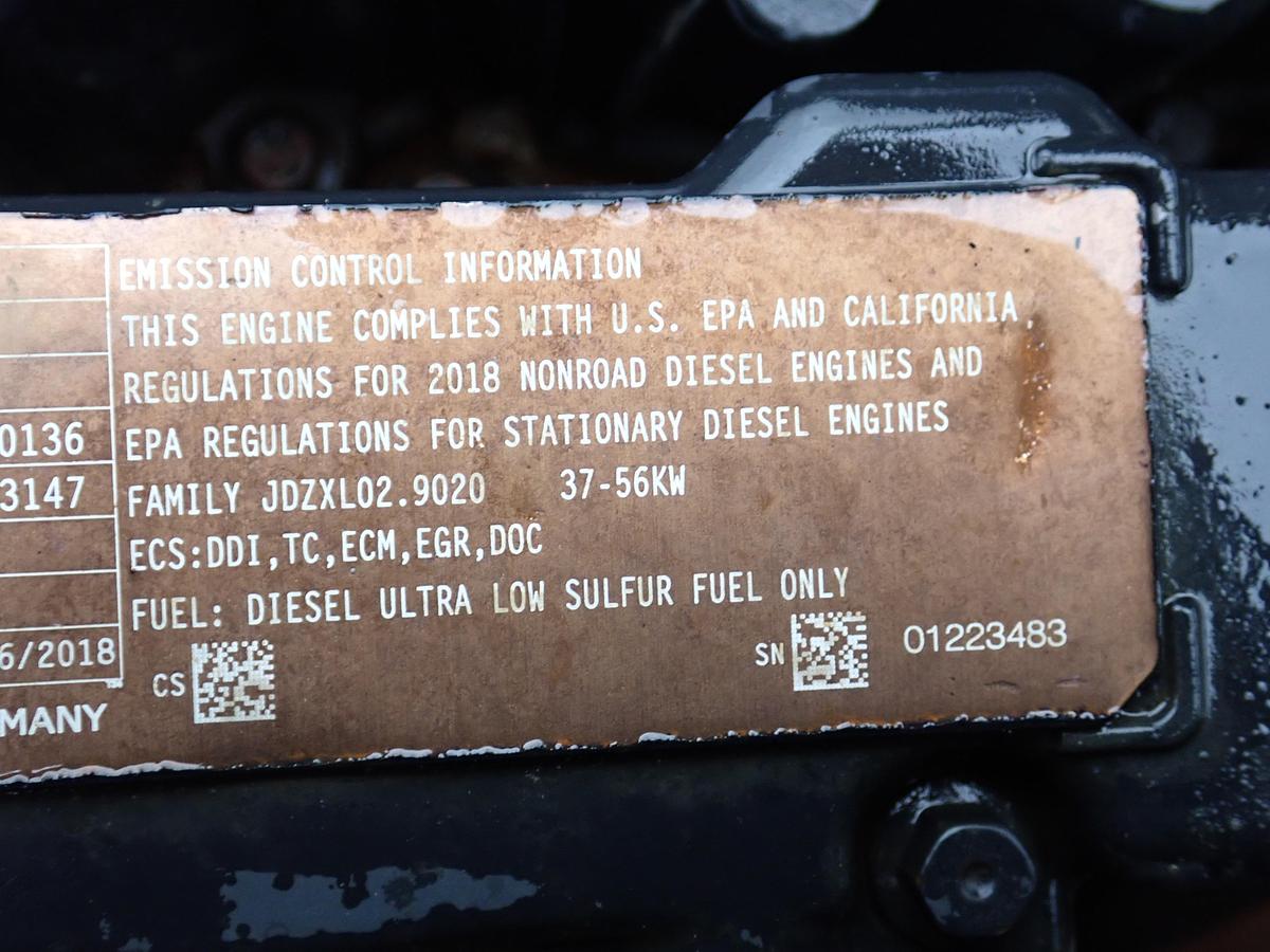 Used 2019 DEUTZ TD2.9L4 Diesel Engine 1928 HOURS