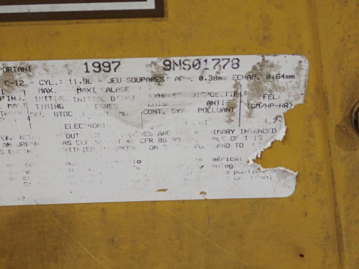 Used 1997 CAT C12 Diesel Engine 380 HP AR # 152-3270