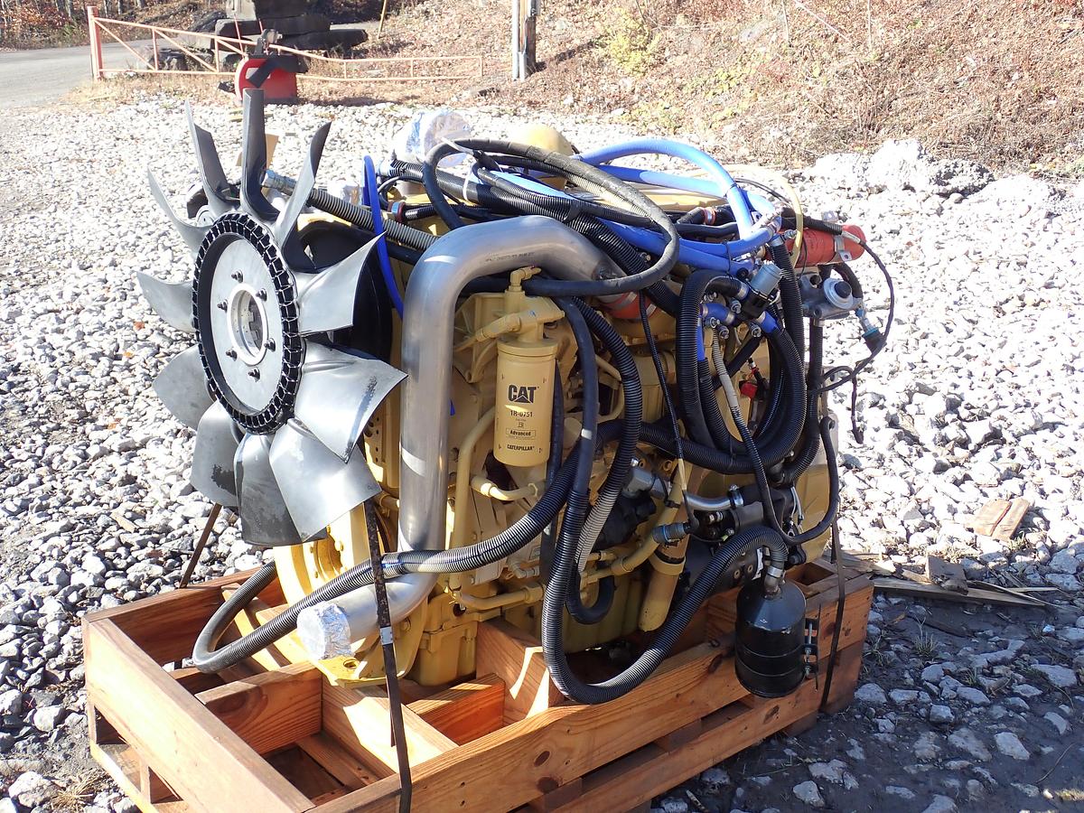 Used 2011 CAT C9 Diesel Truck Engine 450 HP 6 ORIGINAL HOURS!