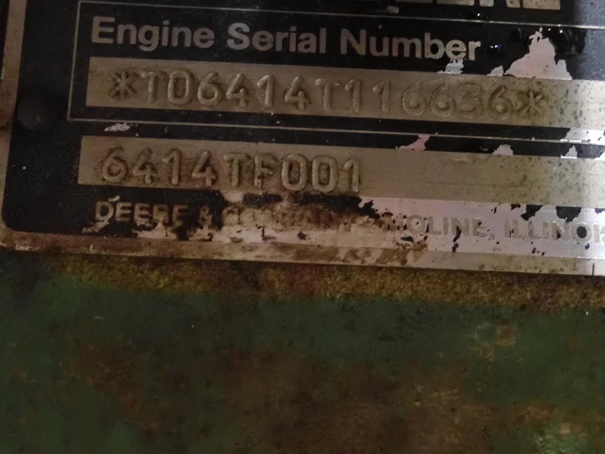 Used John Deere 6414TF001 Turbo Diesel Engine