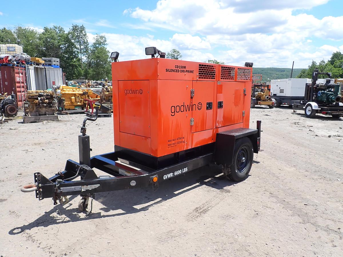 Used 2015 Godwin CD150M 6" Critical/Quiet Enclosure Water Pump