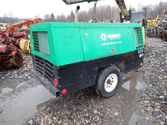 Used 2015 Sulivan DF375 375 CFM Air Compressor VIDEO! 150 PSI! Deere Diesel Towable