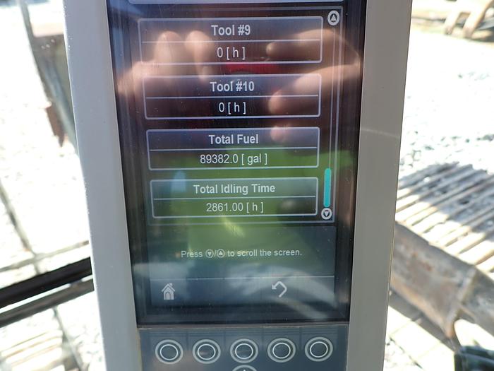 Used 2013 CAT 349EL Hydraulic Excavator Q/C & HAMMER LINES