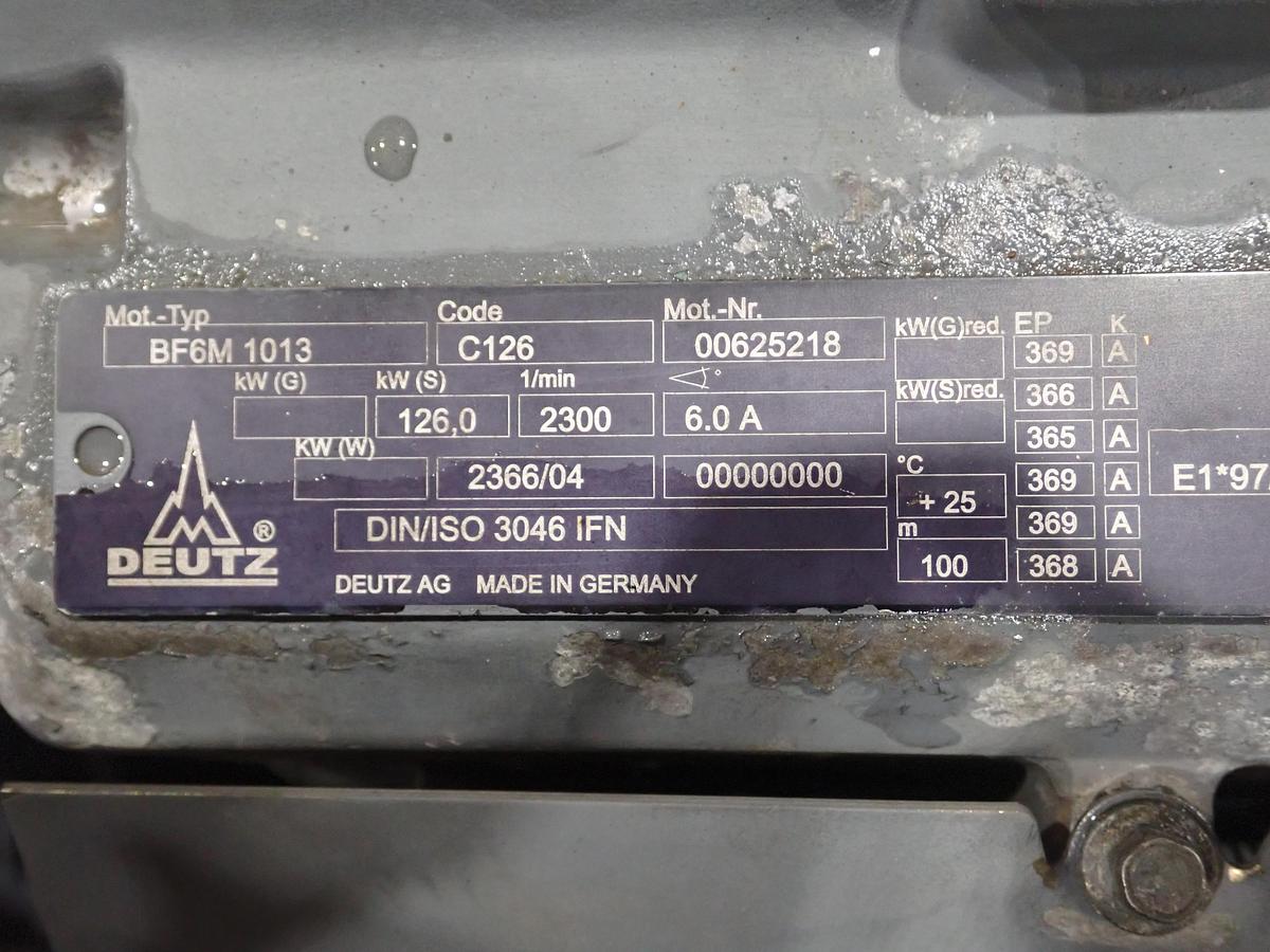 Used Deutz BF6M1013 Diesel Engine