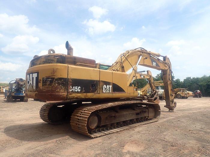 Used 2005 Caterpillar 345CL Excavator CLEAN! C13 CAT Q/C Aux Hydraulics 345C