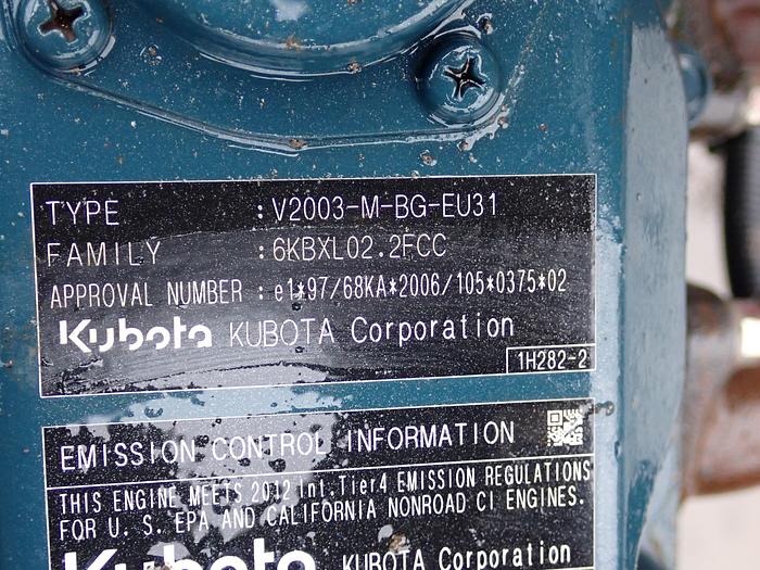 Used 2012 Kubota V2003-M-BG-ET02E