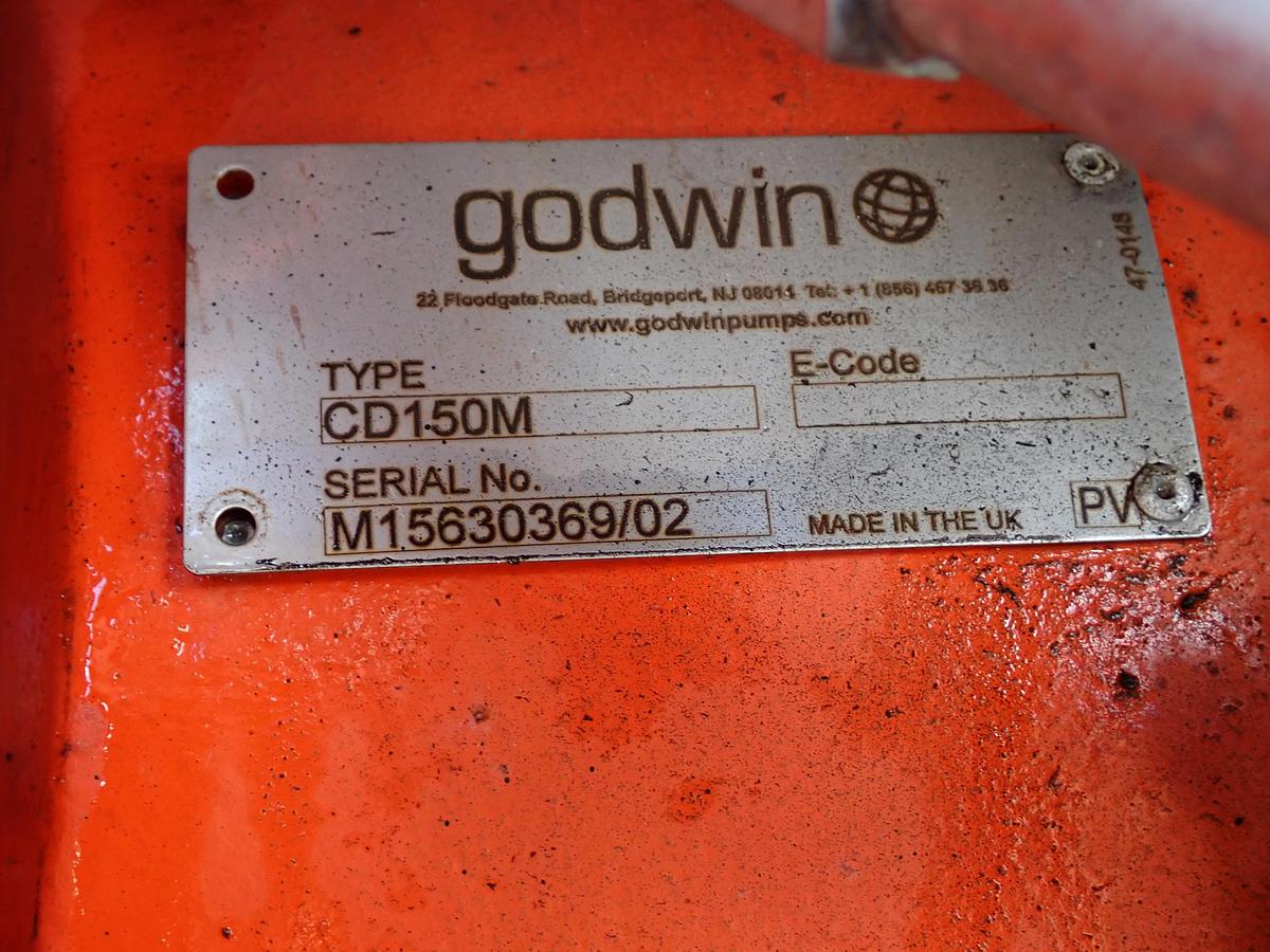 Used 2015 Godwin CD150M 6" Critical/Quiet Enclosure Water Pump